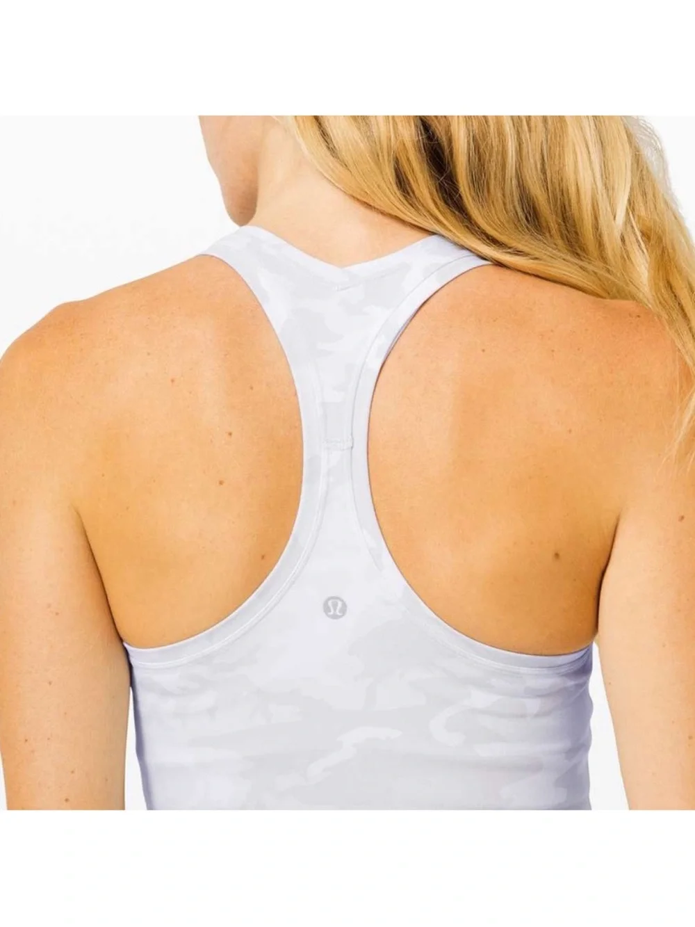 Lululemon Cool Racerback II *Nulu Tank in Incognito Camo Alpine White Multi •2/4